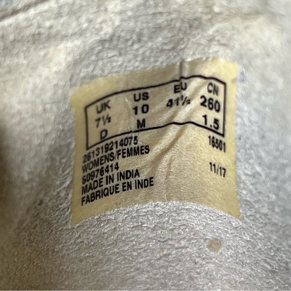 Clarks Artisan Booties Ankle Boot Edenvale Bella Cream Tan Neutral Suede Boho 10 - Picture 15 of 15